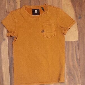 G-Star Men Golden Brown T-Shirt